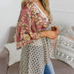 ✨Women's Floral Kimono Ruffle Sleeve Tie Cardigans Flowy Boho Loose Cover Ups