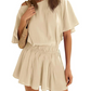 👗Women's Casual Flowy Mini Dress – Batwing Sleeves, Elastic Waist & Breezy Fit – Effortless Summer Style ☀️