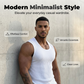 Men's Ribbed Knit Slim Fit Tank Top