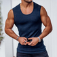 Men's Ribbed Knit Slim Fit Tank Top