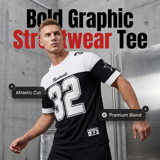 👕 Men’s Casual Graphic Print T-Shirt – Comfortable, Stylish & Perfect for Everyday Wear ✨💥