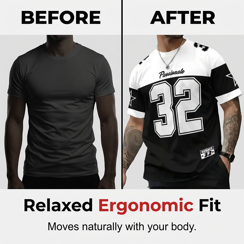 👕 Men’s Casual Graphic Print T-Shirt – Comfortable, Stylish & Perfect for Everyday Wear ✨💥