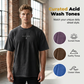 Men's Vintage T-Shirt with Cross & Letter Print – Soft Cotton, Relaxed Fit & Perfect for a Classic Casual Look 🏠