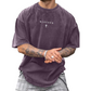 Men's Vintage T-Shirt with Cross & Letter Print – Soft Cotton, Relaxed Fit & Perfect for a Classic Casual Look 🏠