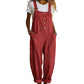 👖 Women's Casual Loose Fit Overalls – Button Front, Deep Pockets, Relaxed Style 🍃