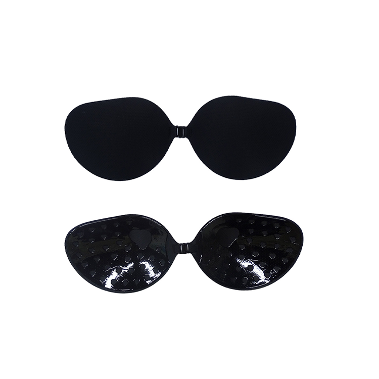 💎 Front Clasp Sticky Push-Up Bra | Deep Plunge Reusable Adhesive Bra Cups