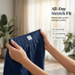 💃Women's Casual Elastic Waist Wrap Skort