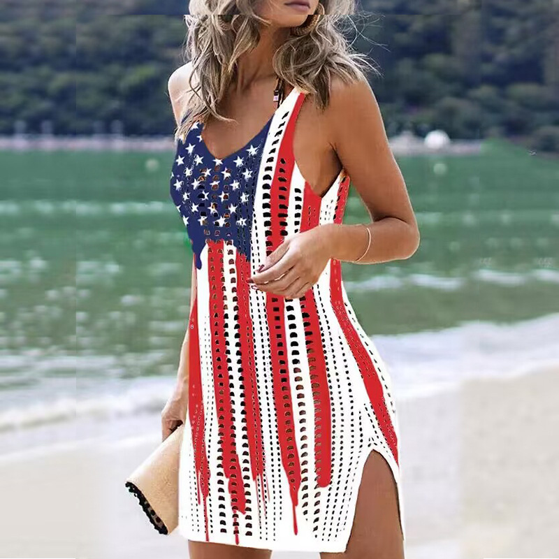 Women's Swimsuit Cover Up – Hollow Out, Star, Lightweight ✨