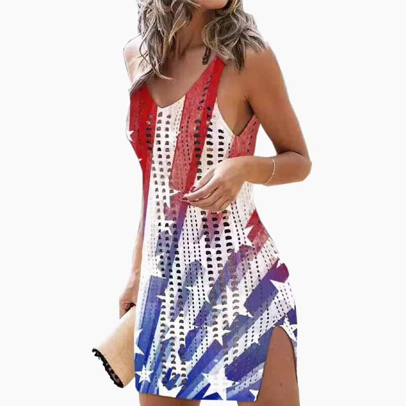 Women's Swimsuit Cover Up – Hollow Out, Star, Lightweight ✨