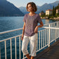Women's Casual Loose Cotton Linen Breathable Capri Pants