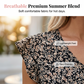 Women's Summer V-Neck Ruffle Sleeve Floral Peplum Top