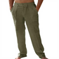 👖 Men's Casual Pants – Elastic Waist, Cotton Blend, Relaxed Fit 🍂