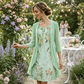 🔥Women's Elegant Chiffon Dress & Cardigan 2-Piece Set