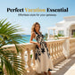 Women's Floral Print V-Neck Twisted Waist Maxi Dress