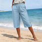 Women's Breathable Summer Casual Capri Pants
