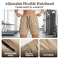Women's Elastic Waist Cargo Shorts with Pockets