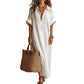 Women’s Minimalist Solid Color Maxi Dress