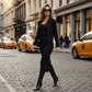 Women's Strap Bodycon Dress & Jacket Set