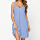 🛏️ Women's Lace V-Neck Nightdress — Soft Modal Chemise with Adjustable Spaghetti Straps