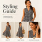 Women's Floral V-Neck Sleeveless Casual Dress