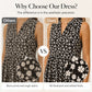 Women's Floral V-Neck Sleeveless Casual Dress