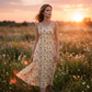 💞Limited-Time Offer-Women's Floral Print Sleeveless Maxi Dress with Pockets