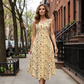 💞Limited-Time Offer-Women's Floral Print Sleeveless Maxi Dress with Pockets