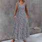 💞Limited-Time Offer-Women's Floral Print Sleeveless Maxi Dress with Pockets