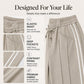 👖New Arrivals - Drawstring High-Waist Trousers – Soft Drape & Adjustable Comfort for Any Casual Look