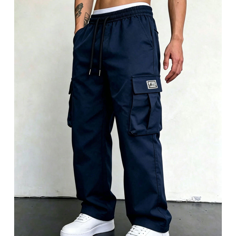 🏷️ Everyday Utility | Men's Multi-Pocket Loose-Fit Cargo Pants