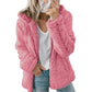 🍂🧥Women's Cozy Fuzzy Hooded Jacket – Soft Zip-Up Outerwear for Everyday Warmth
