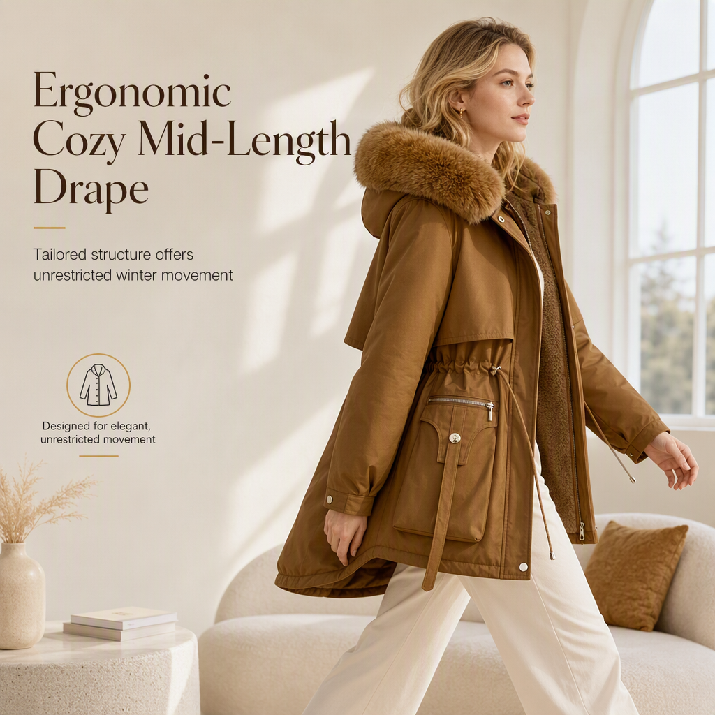 🧥 Polished Layers, Easy Comfort | Women's Longline Lapel Coat